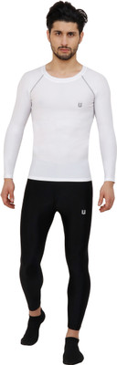 unbeatable Solid Men Round Neck Reversible White T-Shirt