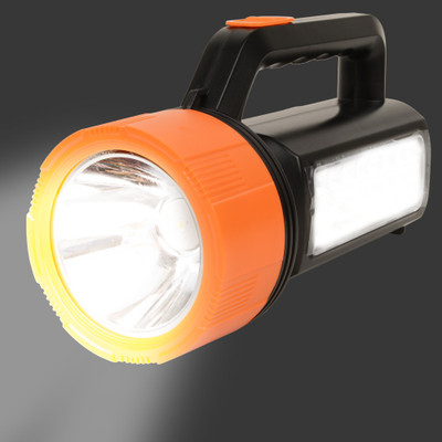 Care 4 L-2681 24SMD Flashlight torch rechargeable long battery life with three modes long range Torch(Black, 21.5 cm, Rechargeable)