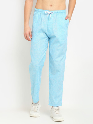 JAINISH Solid Men Blue Track Pants