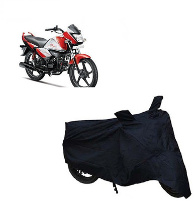 Mdstar Waterproof Two Wheeler Cover for Hero(Splendor I Smart, Black)