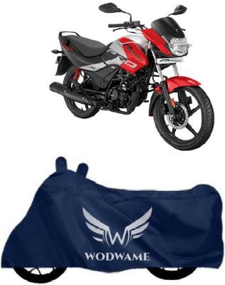 P1M Waterproof Two Wheeler Cover for Hero(Passion Pro i3S, Blue)