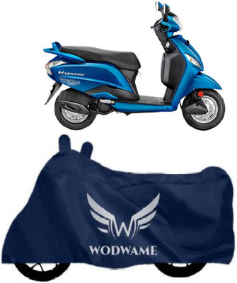 P1M Waterproof Two Wheeler Cover for Hero(Maestro Edge, Blue)