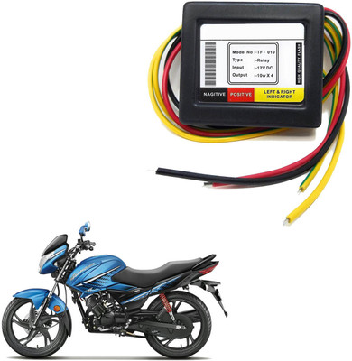 Vagary Front, Rear LED Indicator Light for Hero Glamour(Yellow)