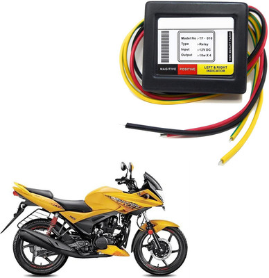 Vagary Front, Rear LED Indicator Light for Hero Ignitor(Yellow)