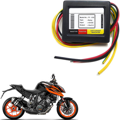 Vagary Front, Rear LED Indicator Light for KTM Universal For Bike(Yellow)