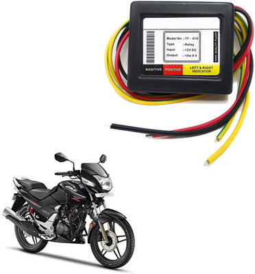 Vagary Front, Rear LED Indicator Light for Hero CBZ Xtreme(Yellow)
