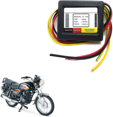 Vagary Front, Rear LED Indicator Light for TVS Max 4R(Yellow)