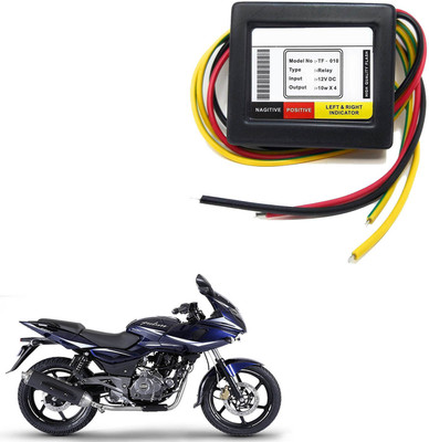 Vagary Front, Rear LED Indicator Light for Bajaj Pulsar 220(Yellow)