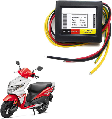 Vagary Front, Rear LED Indicator Light for Honda Dio(Yellow)