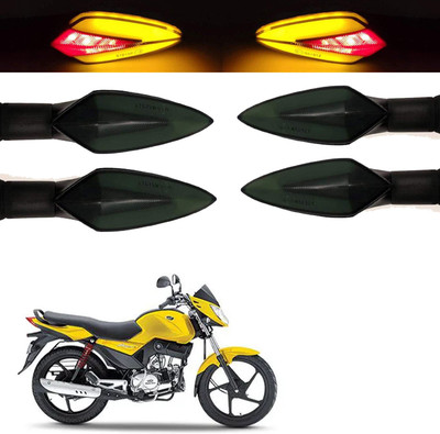 Vagary Front, Rear LED Indicator Light for Mahindra Universal For Bike(Red, Yellow)