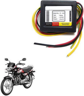 Vagary Front, Rear LED Indicator Light for Hero HF Deluxe(Yellow)