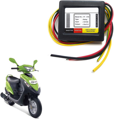 Vagary Front, Rear LED Indicator Light for Mahindra Flyte(Yellow)