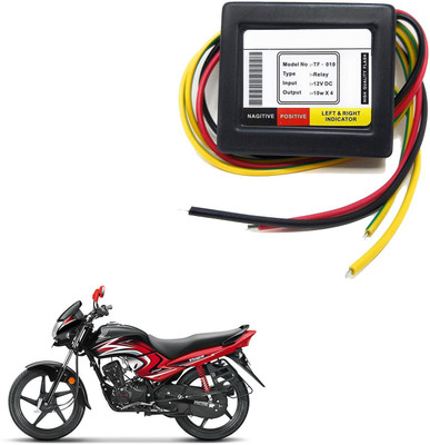 Vagary Front, Rear LED Indicator Light for Honda Dream Yuga(Yellow)