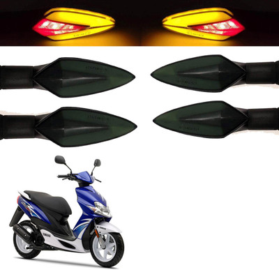 Vagary Front, Rear LED Indicator Light for Yamaha Universal For Bike(Red, Yellow)