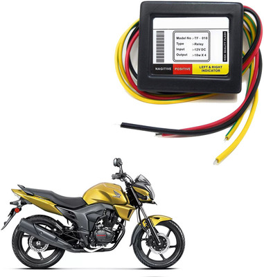 Vagary Front, Rear LED Indicator Light for Honda CB Trigger(Yellow)