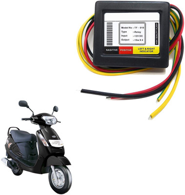 Vagary Front, Rear LED Indicator Light for Mahindra Duro DZ(Yellow)