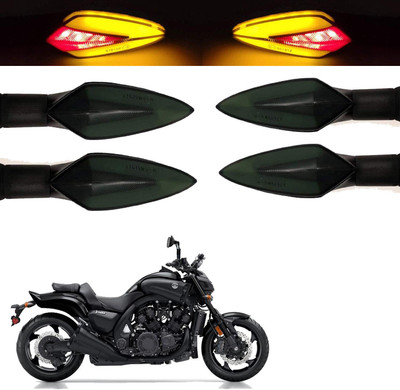 Vagary Front, Rear LED Indicator Light for Yamaha Universal For Bike(Red, Yellow)