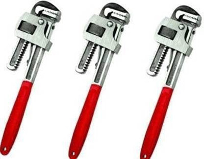 Exotic Arcade Heavy Duty Pipe Wrench || Pack of 3 ||10 Inch Pipe Wrench || Combo || Best Quality Single Sided Pipe Wrench(Pack of 3)