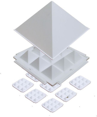 NP NAVEEN PLASTIC Vastu Multier 9x9 – Original (multi-layer pyramid Vastu Yantra) Plastic Yantra(Pack of 1)