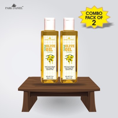 PARK DANIEL Premium Extra Light Olive Oil Combo of 2 No.100 ml Bottles(200 ml)(200 ml)