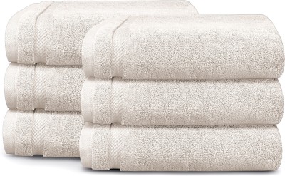 TRIDENT Cotton 625 GSM Face Towel Set(Pack of 6)