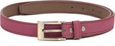 CALVADOSS Women Casual Pink Texas Leatherite Belt