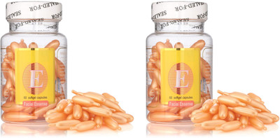 ADJD Vitamin E Capsule For Face Pimple Glowing 60 capsule Each Bottle(120 g)