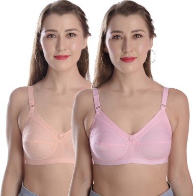 Madam Women T-Shirt Non Padded Bra(Multicolor)