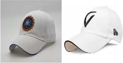 Pramukhraj Enterprise Solid Sports/Regular Cap Cap(Pack of 2)
