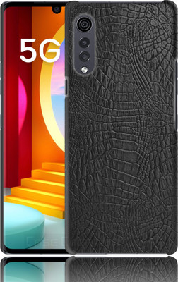 Case Creation Back Cover for LG Velvet(Black, Dual Protection)