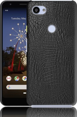 Case Creation Back Cover for Google Pixel 3a(Black, Hard Case)