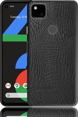 Case Creation Back Cover for Google Pixel 4a(Black, Hard Case)