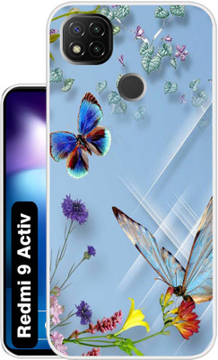 Case Club Back Cover for Mi Redmi 9, Redmi 9 ACTIV, POCO C31(Blue, Grip Case, Silicon, Pack of: 1)