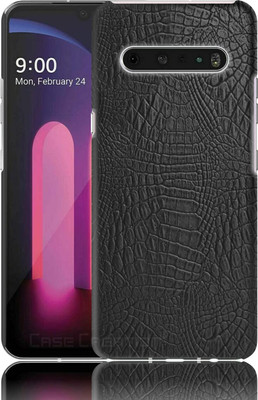 CASE CREATION Back Cover for LG V60 ThinQ(Black, Dual Protection, Pack of: 1)