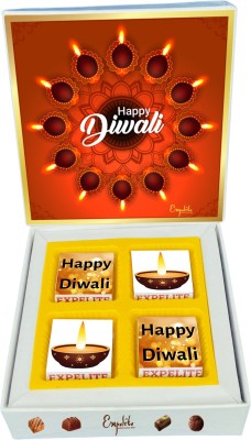 Expelite Diwali Chocolate Gifts for Employees- 4 pieces Bars(1 Units)