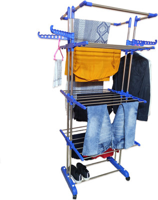 TNC by TNC Steel Floor Cloth Dryer Stand T-CDS-JB2SS-JUMBO-0112(4 Tier)