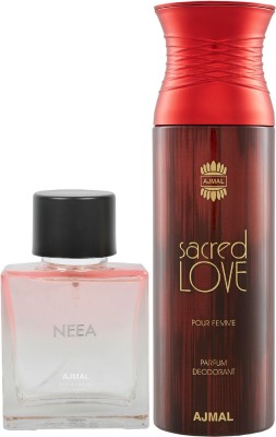 Ajmal Neea EDP & Sacred Love Deodrants(2 Items in the set)