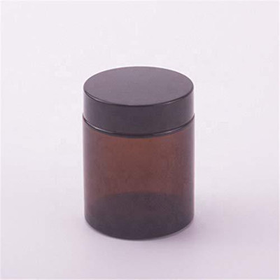 JARBAZAAR Glass Utility Container  - 100 ml(Pack of 8, Brown)