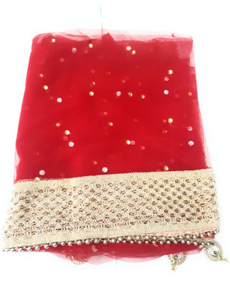 jain matching center Net Embellished Women Dupatta