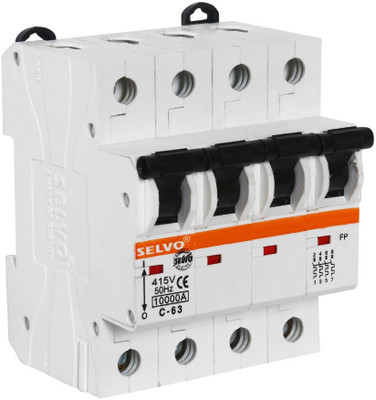 Selvo Four Pole C-63A MCB GSELFPC12048 MCB(4)