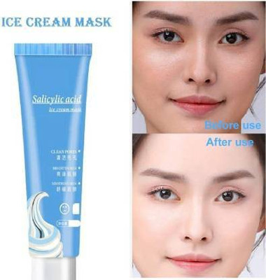 ShopCircuit Ice Cream Face Moisturizing Mask Fading Blain Mark Cleaning Cleaning(120 ml)