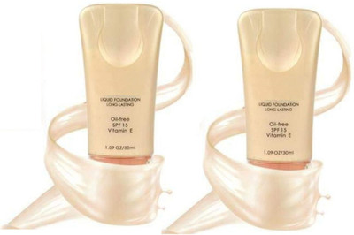 ADJD iquid Foundation Base Face Liquid Foundation Cream Full Coverage  Foundation(LIGHT IVORY, 70 ml)