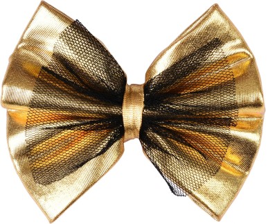 NNR SHIMMER LEATHER HAIR BOW Hair Clip(Multicolor)