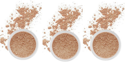 ADJD BEST SHIMMERY SHINY & WATER PROOF POWDERY GOLD HIGHLIGHTER COMBO OF 3 Highlighter(GOLD)