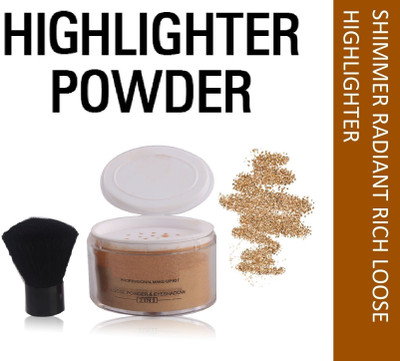 ADJD Professional Gold Shimmer Eye Shadow & Highlighter 2in1 Highlighter(Gold)