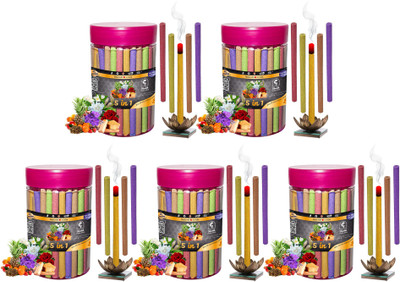 Shankh 5 in 1 (Multiple Fragrances) Dhoop Stick (Incense Stick) Pack of 500 gram (100 + 100 + 100 + 100 + 100) Fragrances Rose, Mogra, Panchvati, Lavender, Pineapple(500 g, Set of 1) Shankh 5 in 1 (Multiple Fragrances) Dhoop Stick (Incense Stick) Pack of 500 gram (100 + 100 + 100 + 100 + 100) Fragrances Rose, Mogra, Panchvati, Lavender, Pineapple(500 g, Set of 1)
