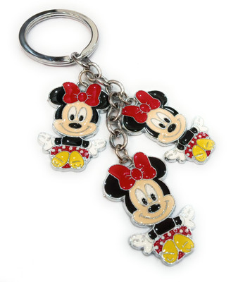 swagtreg Metallic Triple Minnie Mouse Key Chain