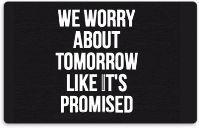 Regalocasila We Worry About Tomorrow Life Quote Acrylic Fridge Magnet Pack of 1