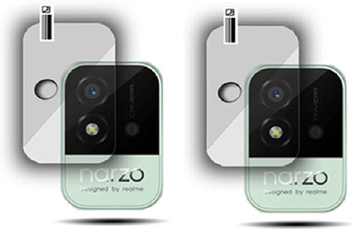 DAFFIN Back Camera Lens Glass Protector for Realme Narzo 50I(Pack of: 2)