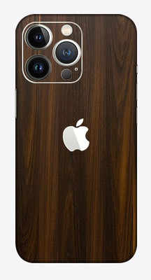 OggyBaba APPLE iPhone 13 Pro Max, Phone Back side Protector and Camera Protector Mobile Skin(Mahogany Wood Skin Matte Finish)